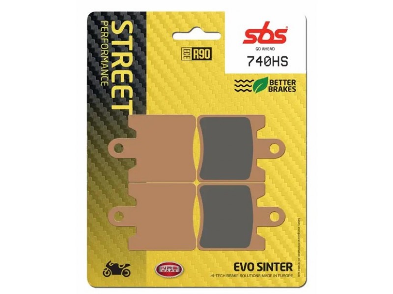 Тормозные колодки SBS Performance Brake Pads / HHP, Sinter 740HS